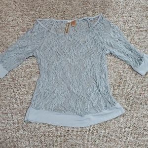 Eyeshadow lace top